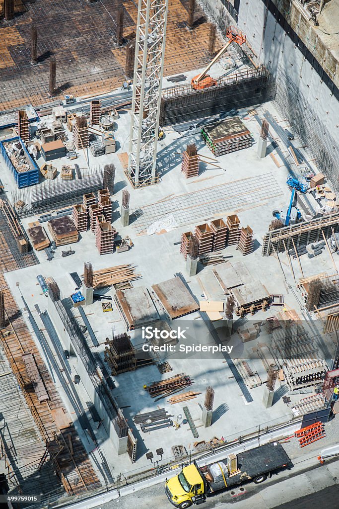 Construction Site Downtown Los Angeles construction site. Construction Site Stock Photo