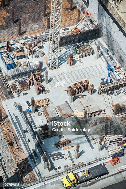 Construction Site Stock Photo - Download Image Now - Construction Site, Construction Industry, Aerial View
