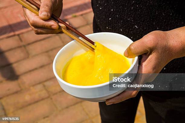 Stir The Egg Stock Photo - Download Image Now - Activity, Adult, Cheerful