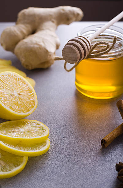 istock Jar of honey and spices 499771162