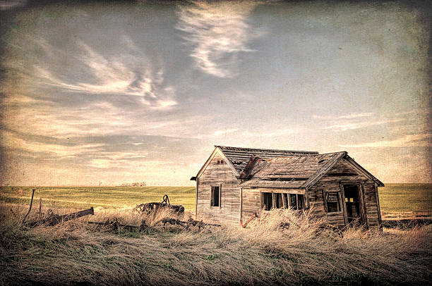 istock abandoned homestead on prairie 499773082