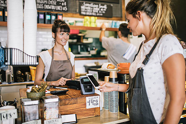 istock Contactless payment in the cafeteria 499774492