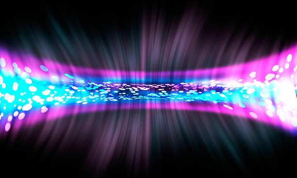istock Abstract background ,Blue and Pink wave with Glitter 499775962