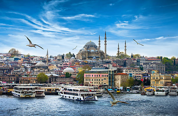 Istanbul the capital of Turkey stock photo