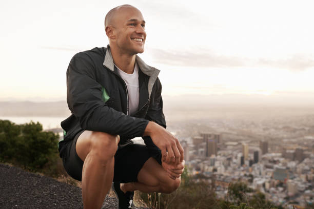 istock Enjoying the view before his early morning run 499778643