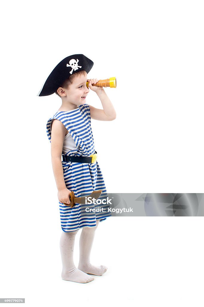 kid in pirate costume an image of kid in pirate costume Boys Stock Photo