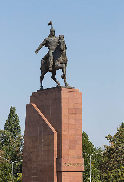 istock Monument Epic of Manas on Ala-Too Square. Bishkek 499780198