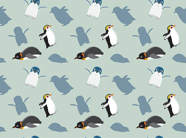 Penguin Wallpaper Vector Illustration 1 Stock Illustration - Download Image  Now - 2015, Animal, Animal Hair - iStock