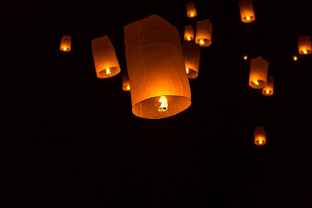 istock Floating Lantern on Yee Peng festival 499781033