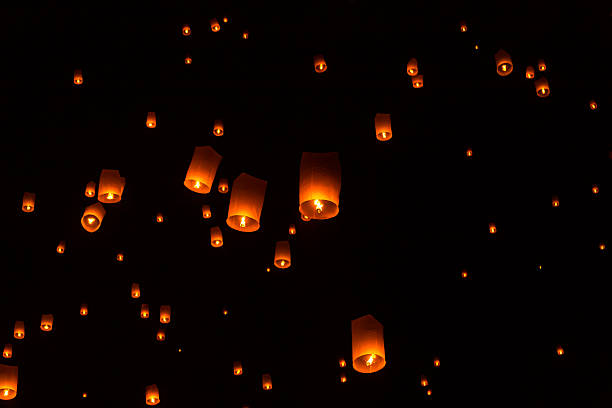 istock Floating Lantern on Yee Peng festival 499781067