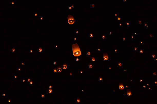 istock Floating Lantern on Yee Peng festival 499781071
