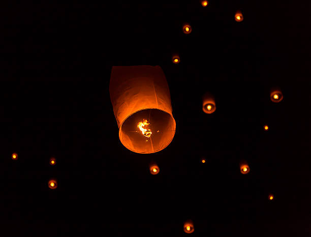 istock Floating Lantern on Yee Peng festival 499781475
