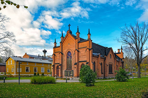 istock Finlayson Church in Tampere 499782632