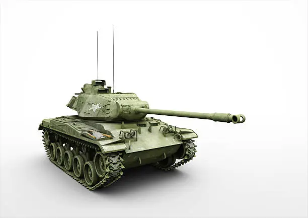 Tank M41  Render