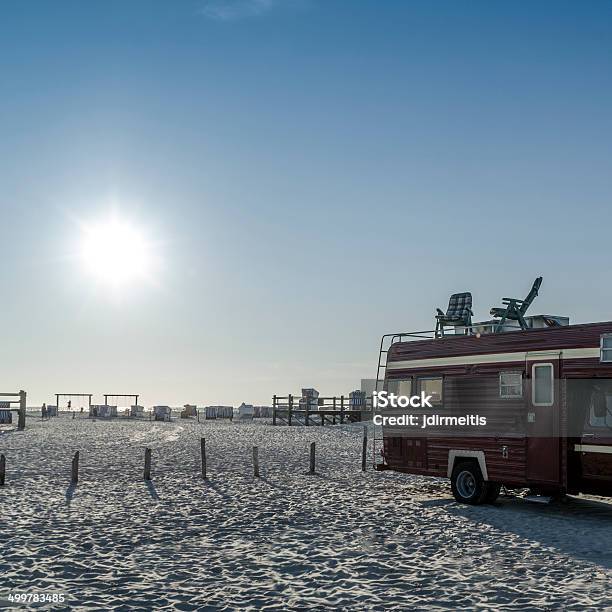 Camping Stock Photo - Download Image Now - Motor Home, Beach, Camping