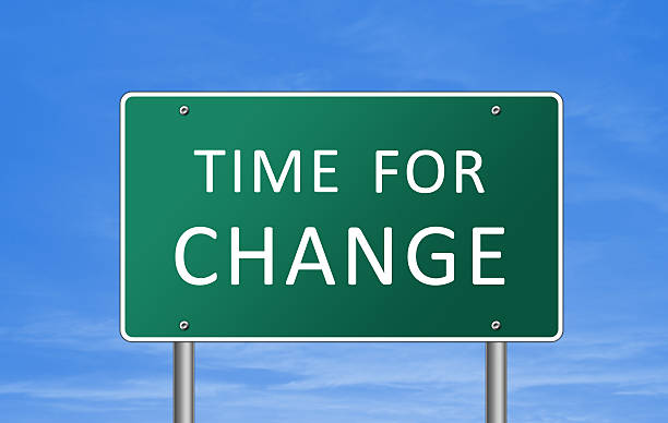 istock Time for change - road sign concept 499784153
