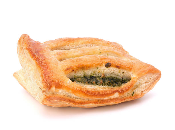 istock Puff pastry bun isolated on white background. 499784609