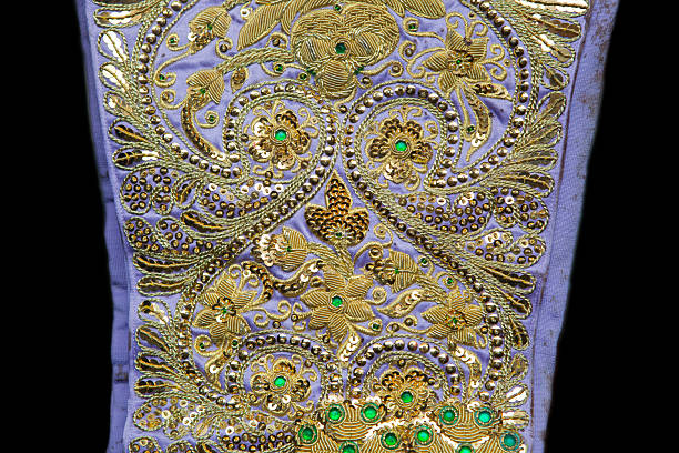 Detail of a traje de luces, the costum of a torero, Spain