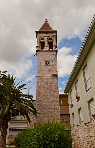 istock Saint Michael bell tower. Trogir, Croatia 499785617