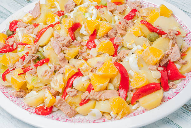 istock potato salad and orange 499803112