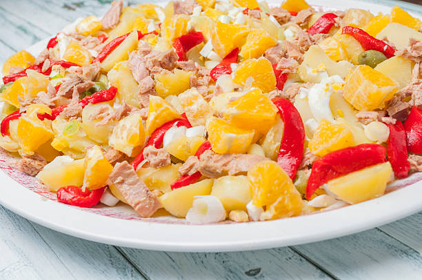 istock potato salad and orange 499803506