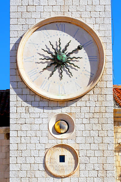 Architectural detail of the ancient European city of the Mediterranean.