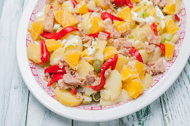 istock potato salad and orange 499803766