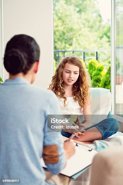 Visit A Psychologist Stock Photo - Download Image Now - Psychotherapy, Mental Health Professional, Child