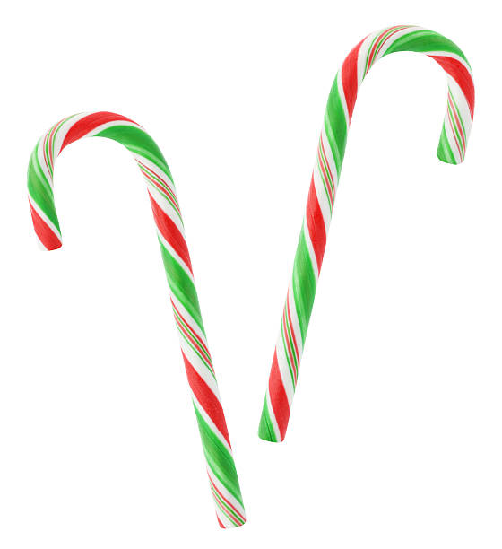 istock Red and green candy canes 499810998