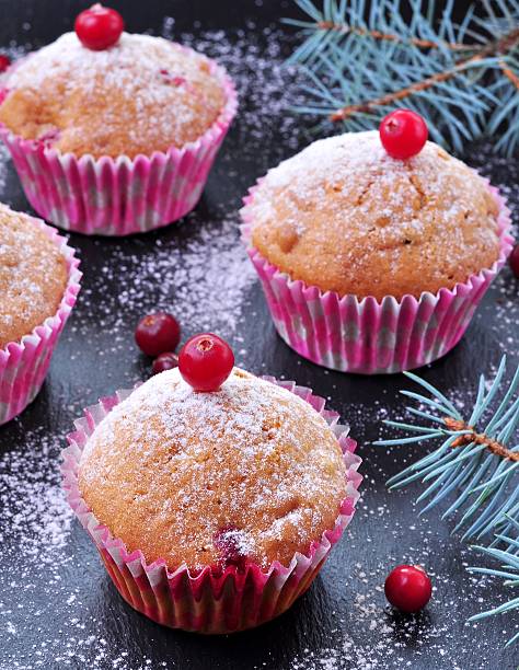 istock homemade muffins with fresh and dried cranberries 499812768
