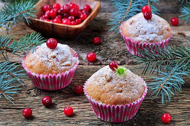 istock homemade muffins with fresh and dried cranberries 499812836