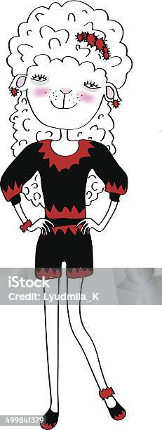 Sheep Fashionmonger Stock Illustration - Download Image Now - Adult, Animal, Animal Body Part