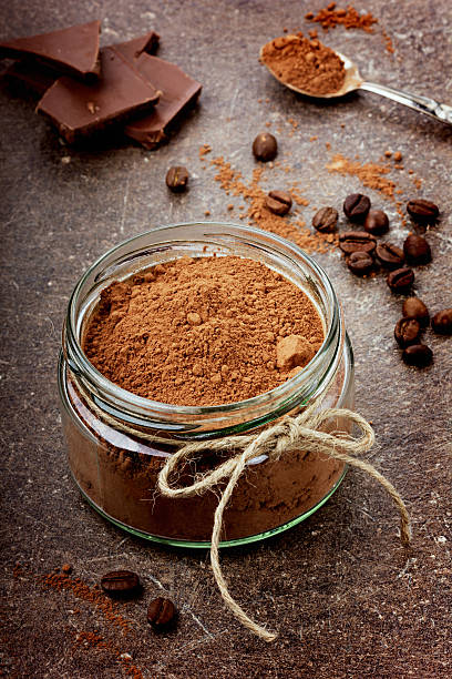 istock cocoa in a glass cup with dark chocolate 499841571