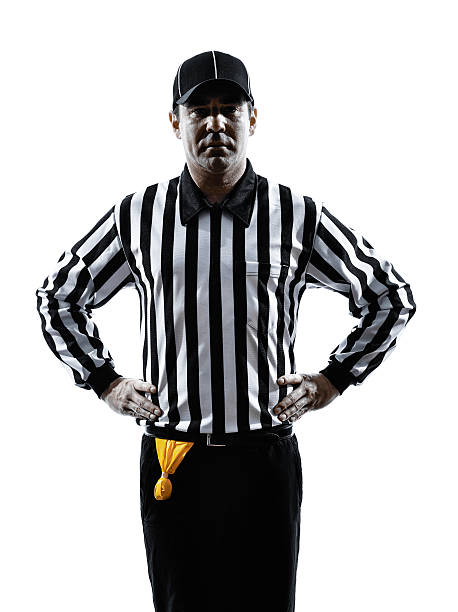 istock american football referee gestures offside silhouette 499843201
