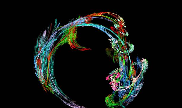 istock Digital Fractal on Black 499843695
