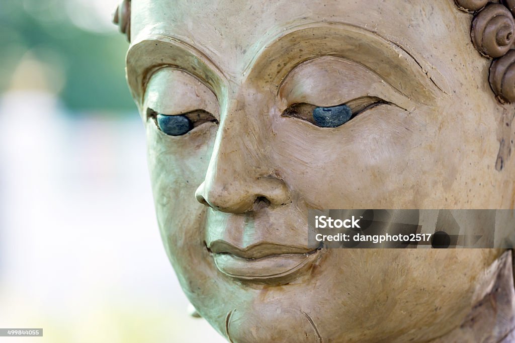 buddha Gesicht mit Wachs - Lizenzfrei Abstrakt Stock-Foto