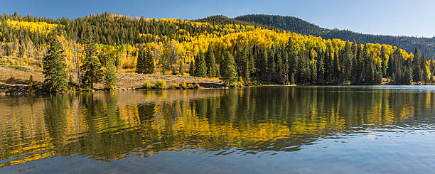 istock Lower Catacract Lake Autumn Panorama 499845096
