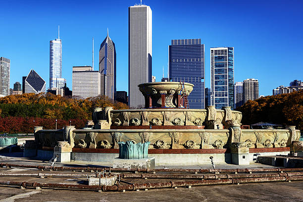 istock Buckingham Fountain exposed plumbing, Chicago 499845628