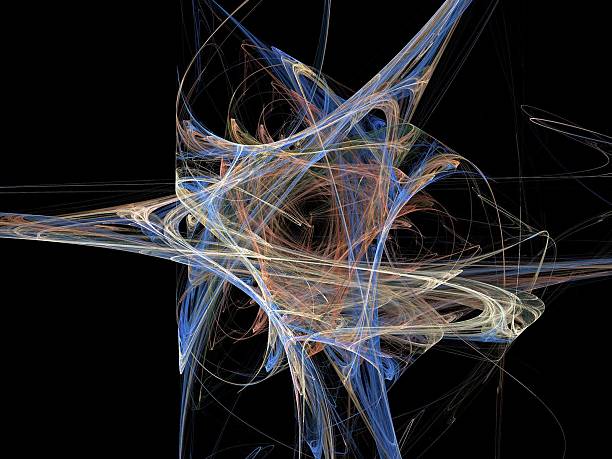 istock Digital Fractal on Black 499845797