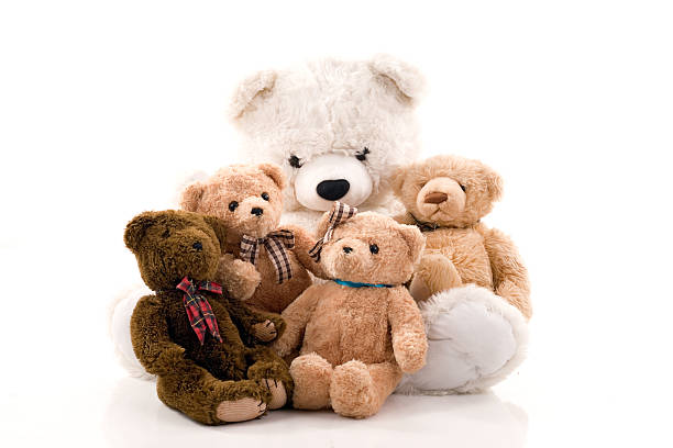 istock Family of teddy bears. 499846323