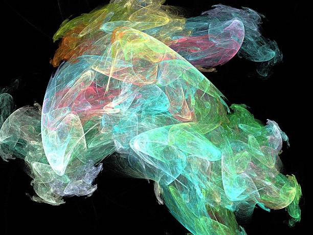 istock Digital Fractal on Black 499846649