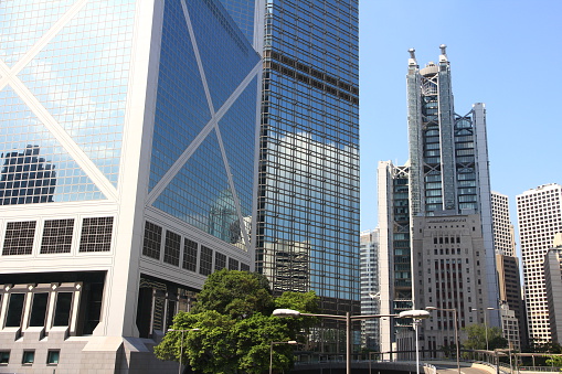 Landscape of Paulista Avenue in Sao Paulo