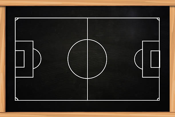 istock Soccer or Football Game Strategy Template 499852384
