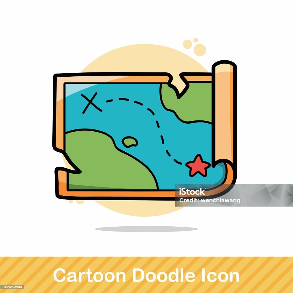Random Doodle Map Map Doodle Stock Illustration - Download Image Now - Abstract ...