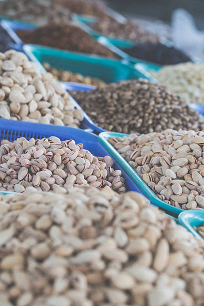 istock Spices and vegetables in bags at local bazaar in Osh. 499856056