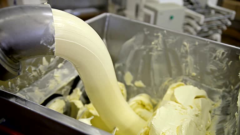 The production of butter