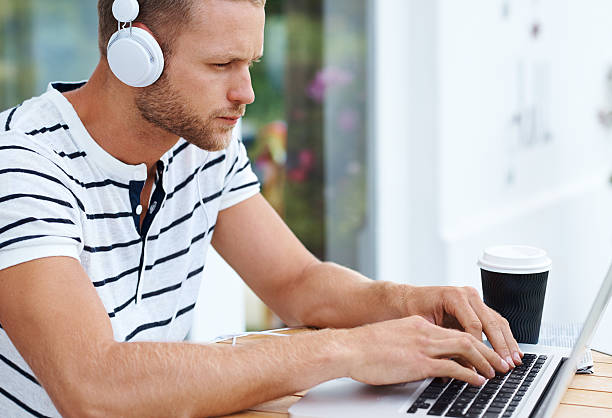 istock He's got his business tunes on 499867543