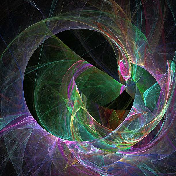istock Digital Fractal on Black 499869171