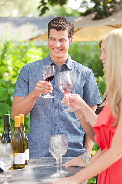 istock Outdoor Wine Tasting in Winery Vineyard Horizontal 499869593
