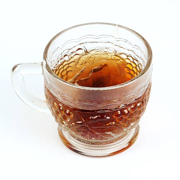 istock Glass cup of hot tea 499871147